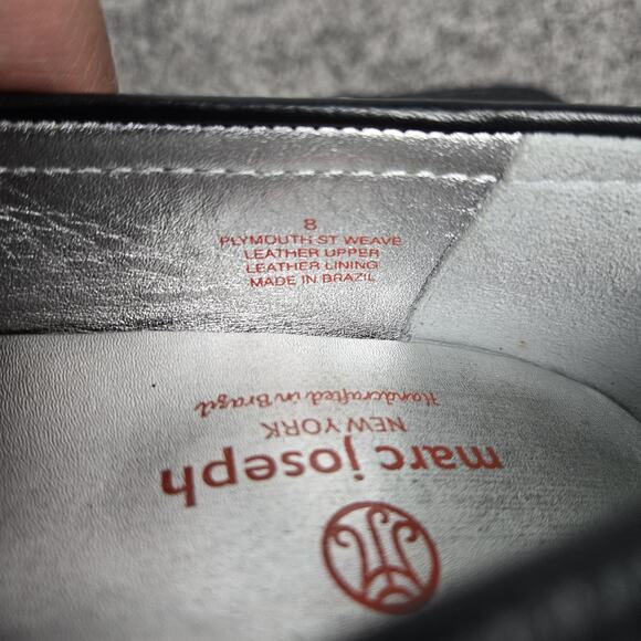 Marc Joseph New York Women's Leather Plymouth St. Weave Loafers Shoes Sz 8 - Picture 4 of 12